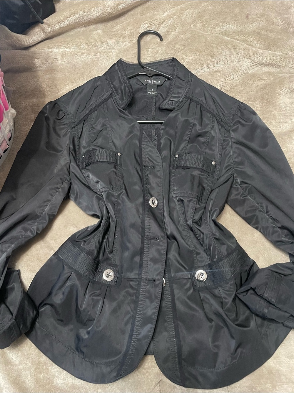 White House Black Market Black Women's Lightweight Jacket
